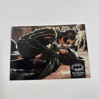 1992 Topps Stadium Club Batman Returns Batman and Catwoman Card #6 - Imagem 1 de 2