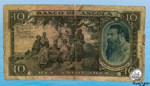 PORTUGUESE ANGOLA 10 ANGOLARES 01/06/ 1947 ANTÓNIO BARROSO P78 #N279# - Picture 1 of 2