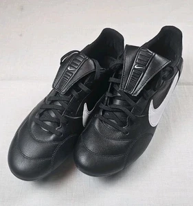 Nike Premier III 3 SG Black White Men's Size 8 Soccer Cleats AT5890 EUC  - Picture 1 of 12