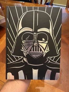 Darth Vader Blank Notebook Journal - 160 Line Pages Star Wars Embossed Hardcover - Picture 1 of 4