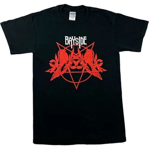 Camiseta Bayside Pequeña Negra y Camiseta Guitarras Gráficas EE. UU. América Gildan - Imagen 1 de 15