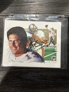Dan Marino handsigniertes Miami Dolphins 8x10 Fußball Foto! 818/975 mit COA - Bild 1 von 5