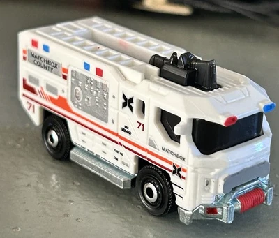 Custom Detailed Matchbox Blaze Buster Fire truck From 2025 K Case - Image 1 of 4