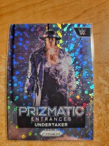 2024 Panini Prizm WWE Undertaker #7 Prizmatic Entrances Silver Disco - Bild 1 von 1