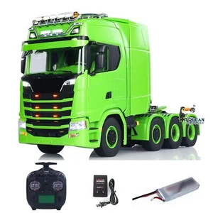 ST8 Radio Metal Chassis 1:14 8*8 RC Tractor Truck 770S RTR Lorry Car Sound Smoke - Picture 1 of 12