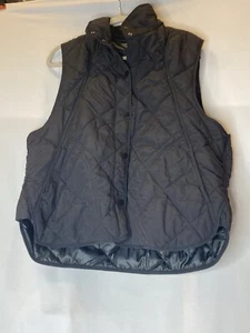 Schwarz XXL 44" Brustumfang x 25" Wetterfeste Herren Steppweste Neu Ohne Etikett Sehr Warm - Bild 1 von 7