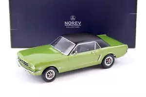 1:18 NOREV Ford MUSTANG Hardtop Coupè 1965 Verde Metallizzato - Limitato 200 Pz. - Foto 1 di 4