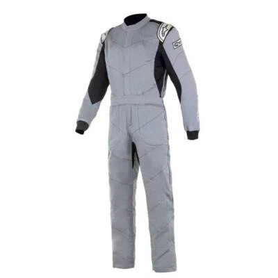 Alpinestars Knoxville V2 Auto Racing Suit | Size 62 XX-Large | Grey/Black | SFI - Image 1 of 4