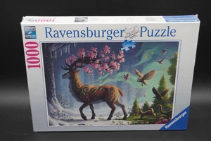 Ravensburger Puzzle - Der Hirsch als Frühlingsbote  - 1000 Teile - 173853 - Neu - Bild 1 von 3