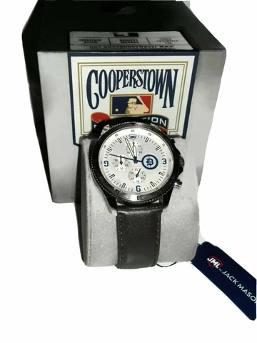 JML Jack Mason Detroit Tigers MLB wrist Watch Cooperstown Collection retail $165 Cover