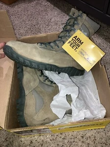 Belleville Waterproof Assault Flight Boots Gr. 12,0 Weite AF salbeigrün 693 gepolstert - Bild 1 von 4
