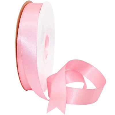 08822/50-150 Cinta de satén de doble cara 7/8" X 50 YD cinta rosa para envoltura de regalo... Foto 1 de 4