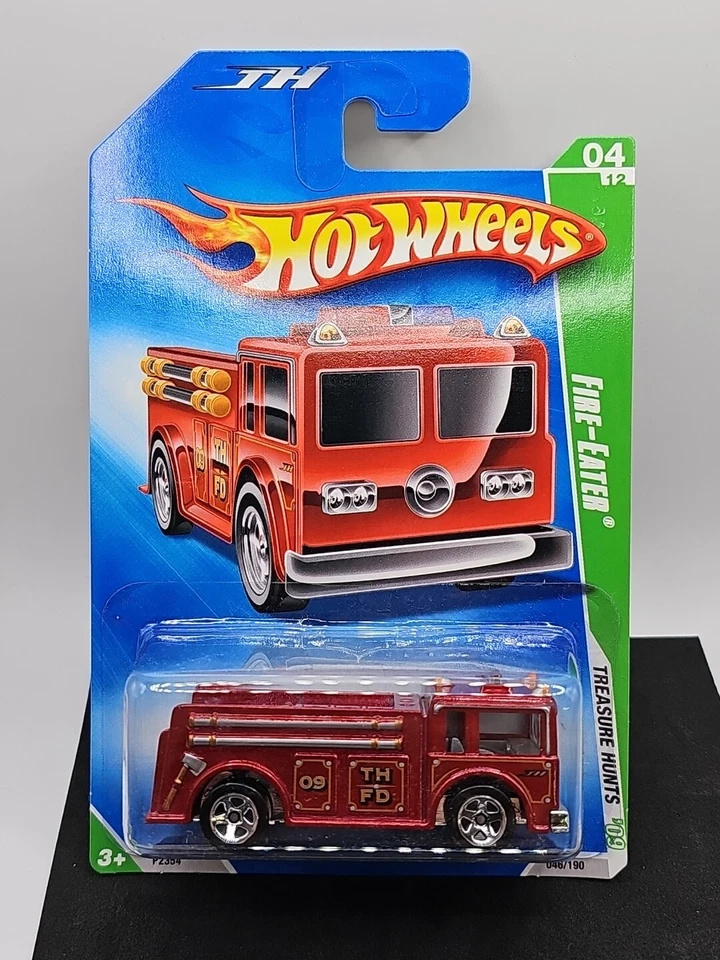 2009 Hot Wheels Treasure Hunt Fire Eater Truck New.  - Image 1 of 1