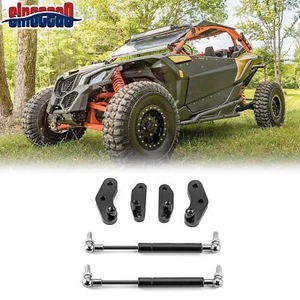 Kits de apertura de puerta delantera o trasera anodizada negra para Can-Am Maverick X3 y Max 17-25 - Imagen 1 de 9