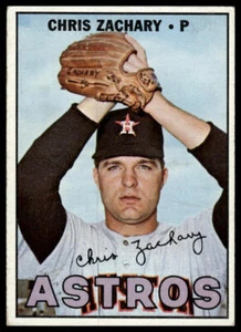 1967 Topps #212 Chris Zachary - Picture 1 of 2