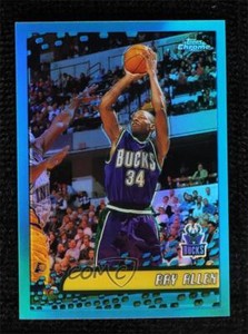 2001-02 Topps Chrome Refractor Ray Allen #25 HOF