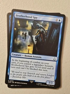MTG l Brotherhood Spy (x4 Playset) | (NM) Universes Beyond: Assassin's Creed - Picture 1 of 1