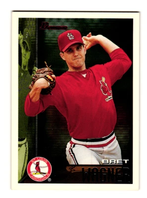 1995 Bowman Baseball Card of Bret Wagner #128        - Image 1 of 2