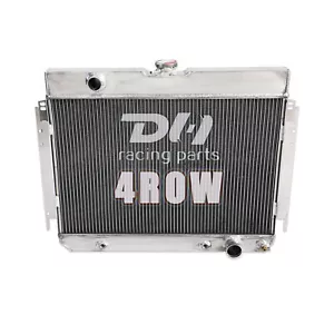 Radiador de 4 filas para 63-68 Chevy Impala/Bel Air/Caprice/Biscayne 64-67 Chevelle V8 - Imagen 1 de 12
