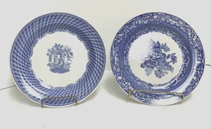 Spode Blue Room Collection Plates Lot of 2 Byron Groups & Portland Vase 10" - Picture 1 of 8