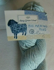 (199€/kg): 100g Rosy Green BIG MERINO HUG, Fb.115 Air/Luft, Partie 16400 #4424 - Bild 1 von 3