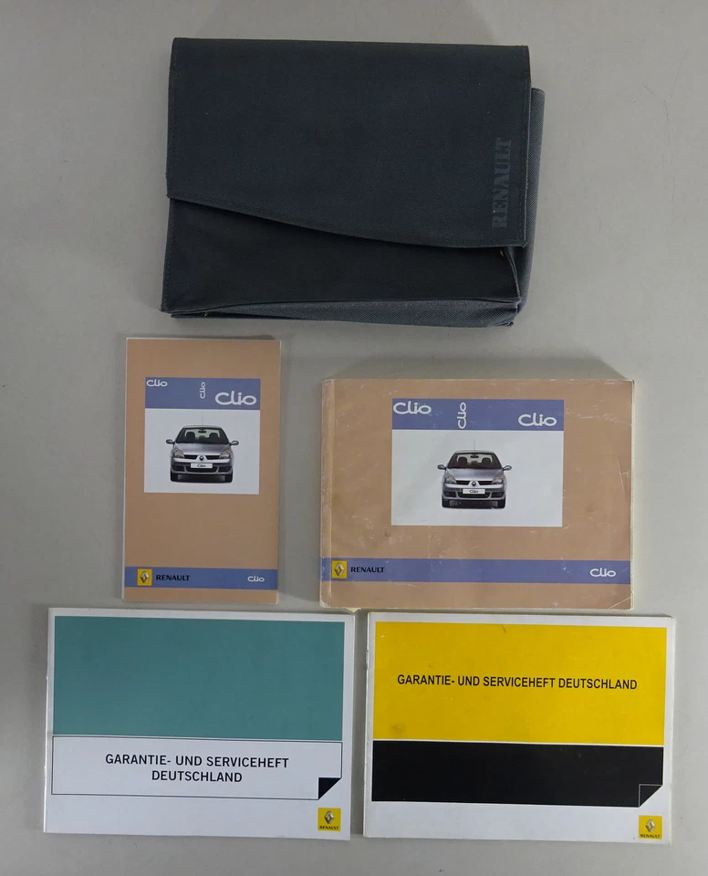Carpeta De Documentos + Manual De Operación Renault Clio II De Enero De 2007 - Imagen 1 de 1