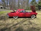 1956 Ford Thunderbird  1956 Ford Thunderbird Convertible Red RWD Automatic w/continental kit