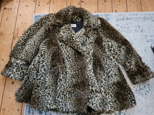 wallis leopard print coat