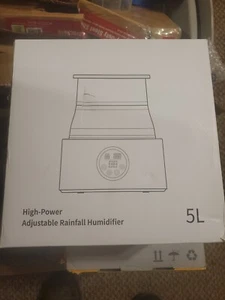 Yygywen H50 White Reptile Tank High Power Adjustable Rainfall Humidifier 5L - Picture 1 of 6