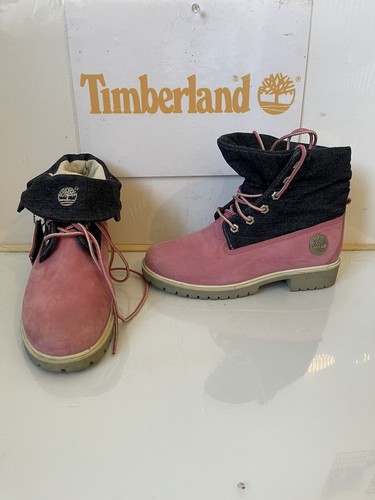 Stivali Timberland in pelle taglia UK 5 EU 38 colore rosa