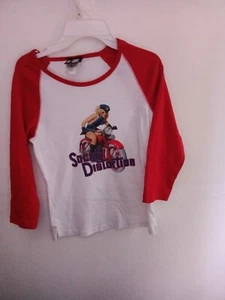 SOCIAL DISTORTION BIKER LARGE long sleeve new t shirt licensed merchandise - Picture 1 of 1