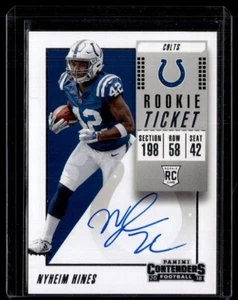 2018 CONTENDERS ROOKIE TICKET VARIATION AUTO NYHEIM HINES COLTS - Picture 1 of 1