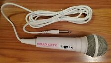 Hello Kitty Karaoke Microphone - White - 1/4 inch Plug-in