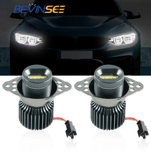 2x LED Angel Eyes Halo Ring Marker Light Bulbs For BMW 328i 335i 2010-2011 White - Bild 1 von 8