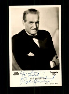 Tarjeta de autógrafo de arte e imagen de Karl Schönböck original firmada + F 6143 - Imagen 1 de 2