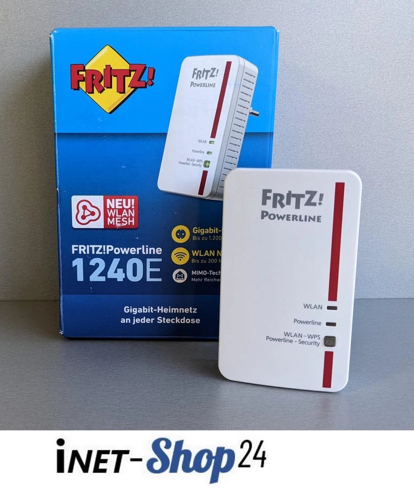 AVM FRITZ! Powerline 1240E WLAN - DE Händler - Bild 1 von 1
