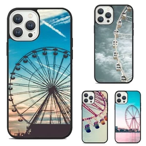 For iPhone SE XS XR Max 5 6 7 8 Plus Theme Park Ferris Wheel Anti scratch Cover - Picture 1 of 25