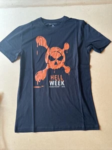 Orange Theory T Shirt UNISEX Small Black Short Sleeve Hell Week Graphic NEW 2022 - Picture 1 of 9