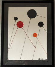 ALEXANDER CALDER ANTIQUE MODERN ABSTRACT LITHOGRAPH OLD VINTAGE MODERNISM 1968