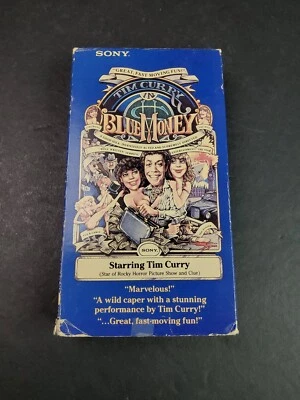 BLUE MONEY (VHS, 1985) Tim Curry Comedy RARE OOP - Image 1 of 4