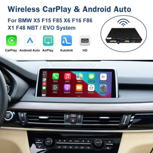 Wireless CarPlay Android Auto GPS Für BMW X5 F15 F85 X6 F16 F86 X1 F48 X3 X4 F25 - Bild 1 von 11