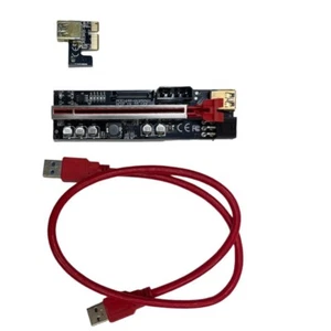 Ubit (8-Pack) PCI-E Riser f... CIEX 1 To PCIE X16 GPU Riser  *LOT* NWT - Picture 1 of 16
