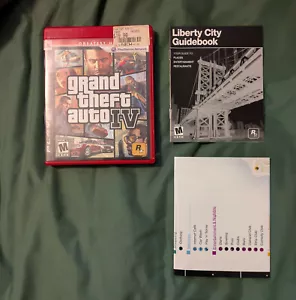 Grand Theft Auto IV PlayStation 3 PS3 w/ Map and Manual *Replacement Case* GTA - Picture 1 of 1