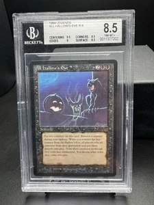 MTG Legends All Hallow's Eve Vintage Rare BGS 8.5 Graded NM/M+!! - Picture 1 of 2