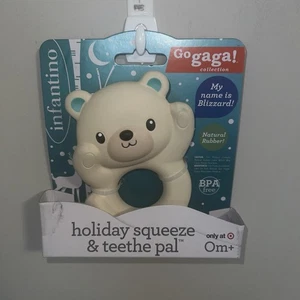 Infantino Go gaga! Holiday Squeeze & Teethe Pal - Polar Bear - Picture 1 of 3
