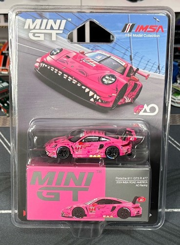 1/64 MINI GT #872 PORSCHE 911 GT3 R #80 2023 IMSA VIRGINIA ROXY AO
