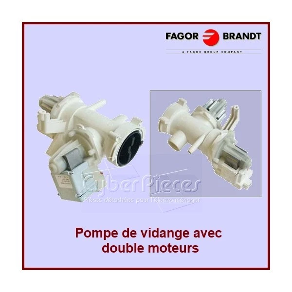 Pompe de vidange Brandt L71B016I6 - Photo 1/2
