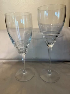 2- kate spade new york Crystal wine glasses - Picture 1 of 4