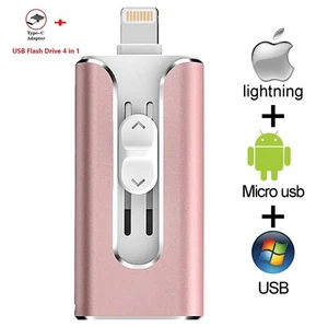 1TB 2TB 4 in 1 Flash Drive USB 3.0 Speicherstick Memory Stick für iPhone Android - Bild 1 von 12