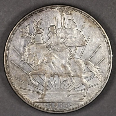 Peso Caballito de Plata México 1911 Foto 1 de 2